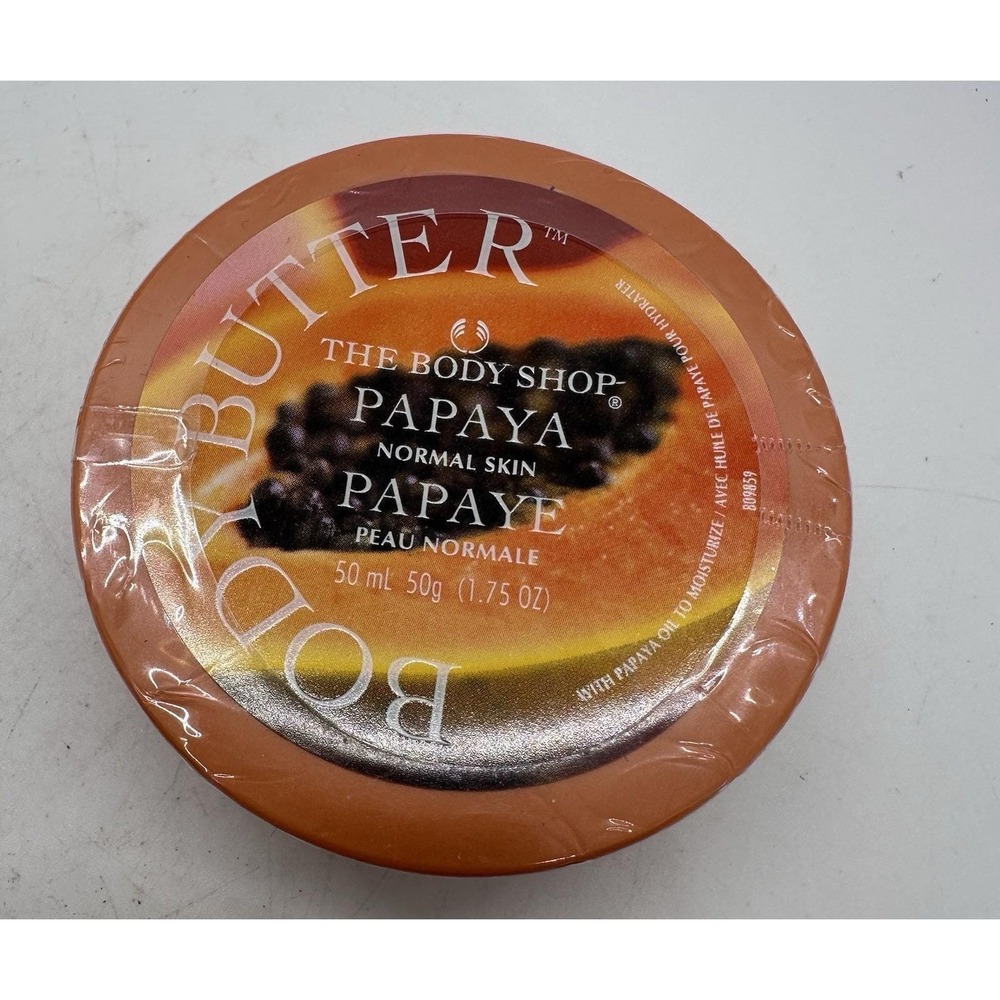 The Body Shop Papaya Body Butter 50ml 1.75 oz Factory Sealed Discontinued